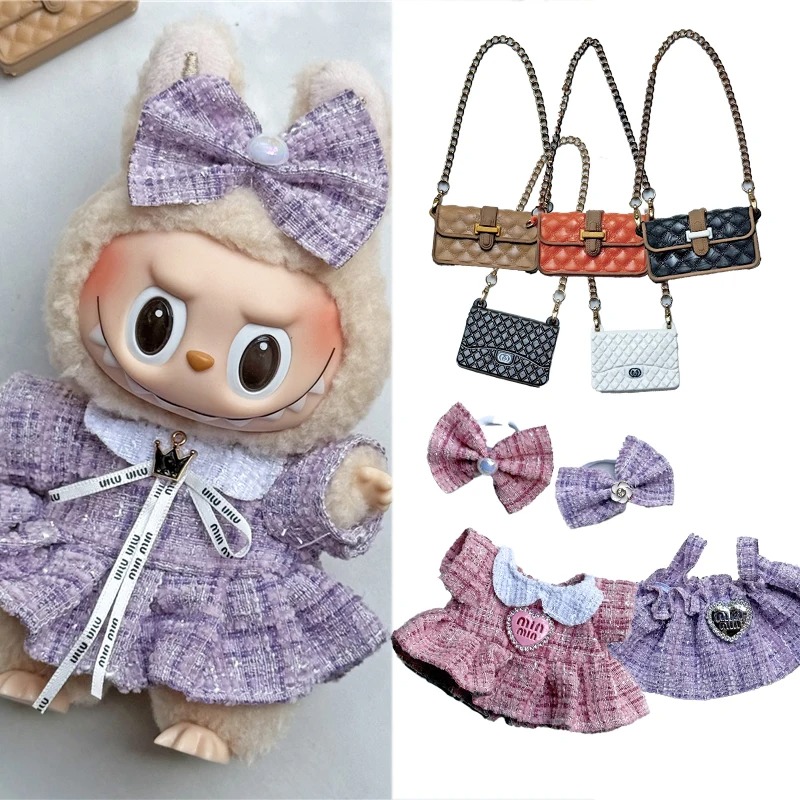 Luxury Bags Mini - 15 17cm Labubu Bebek İçin Sevimli