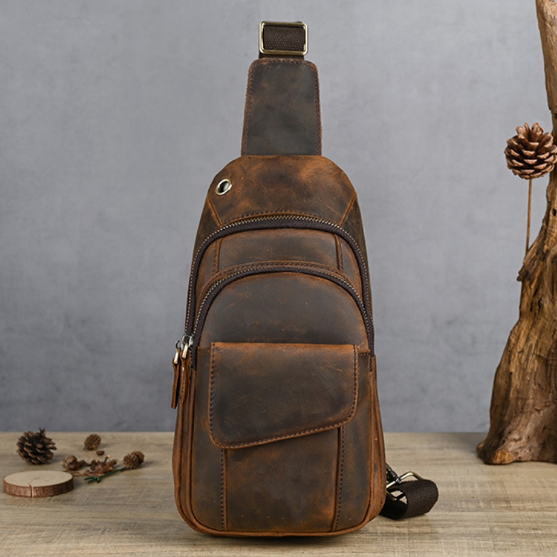 Luxury Bags Leather - Tasarımcı Lüks Çok Fonksiyonlu Erkek Göğüs
