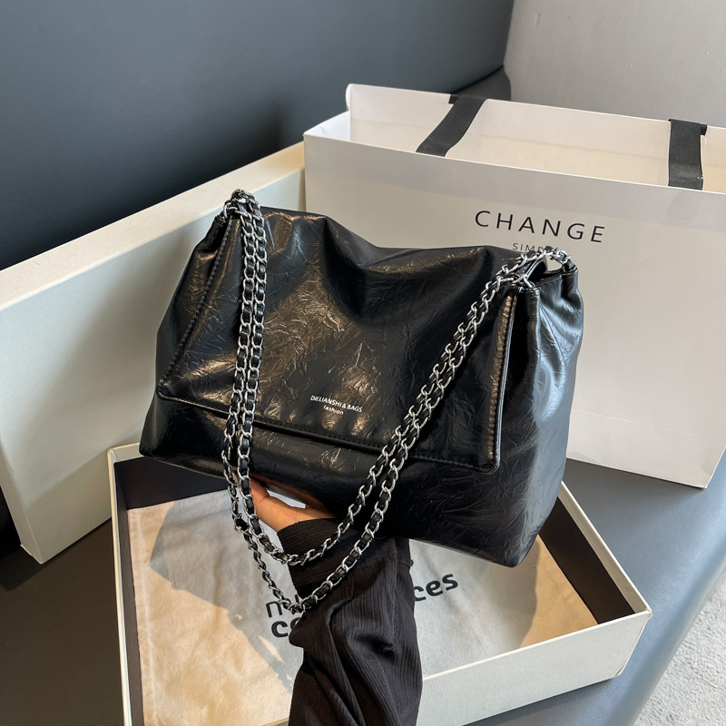 Luxury Quilted Bags - Moda Deri Büyük Kapasiteli Tote Çanta