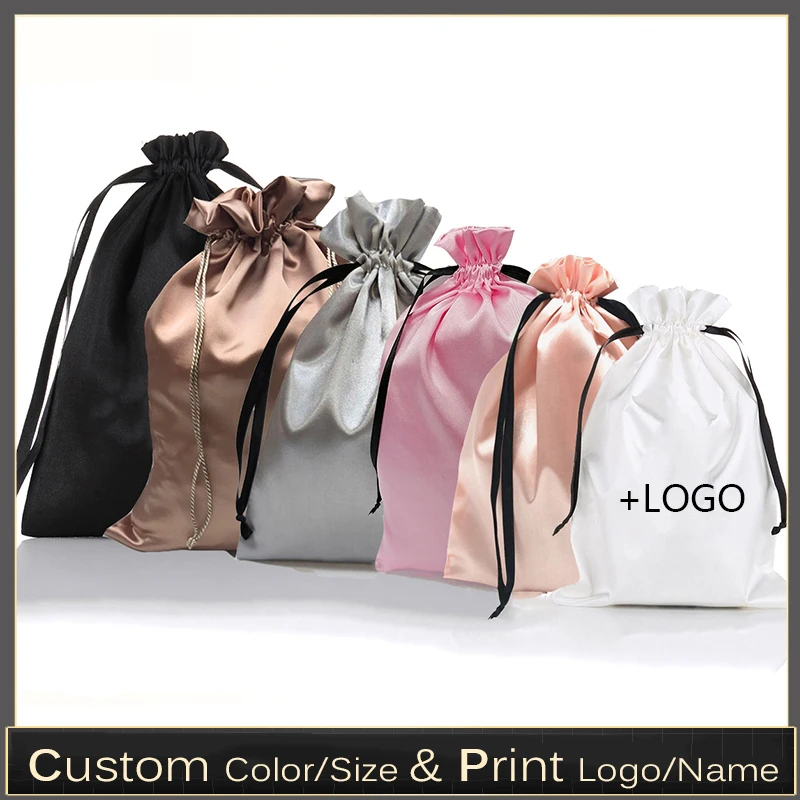Luxury Bags Outlet - 10 adet özel saten uzatma saç