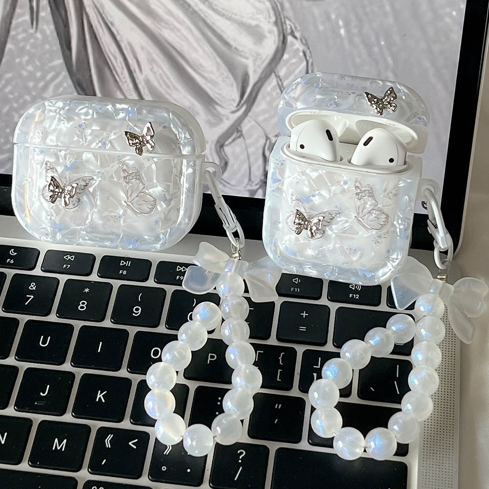 Luxury Bags Girls - Lüks Kabuk Doku Metal Kelebek Kız