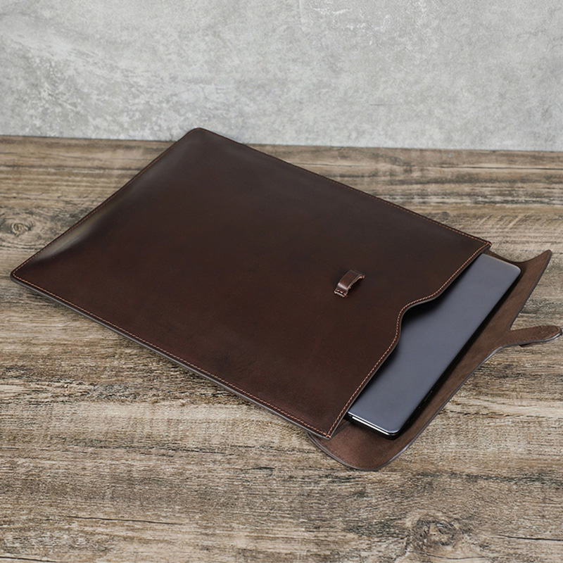 Briefcase Leather Slim - Vintage Hakiki İnek Derisi Laptop Kılıfı