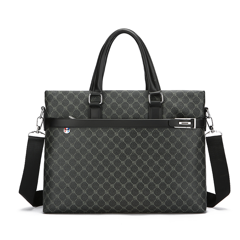 Luxury Bags Laptop - Yeni erkek baskılı PU deri iş