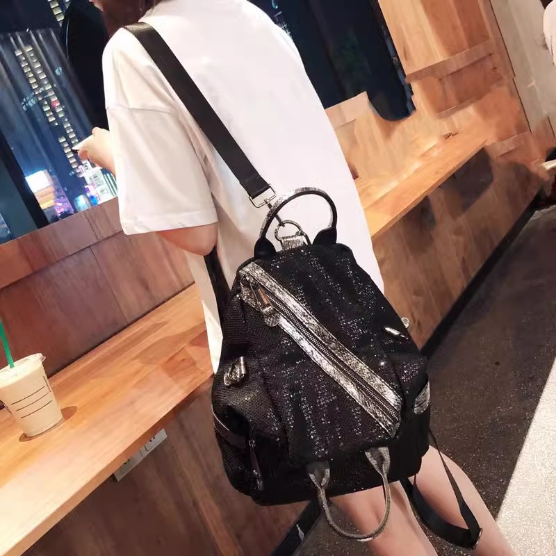 Yeni kadın naylon Sequins sırt - Luxury Bags Girls incelemesi ve fiyatı
