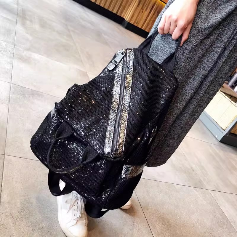 Yeni kadın naylon Sequins sırt - Luxury Bags Girls incelemesi ve fiyatı