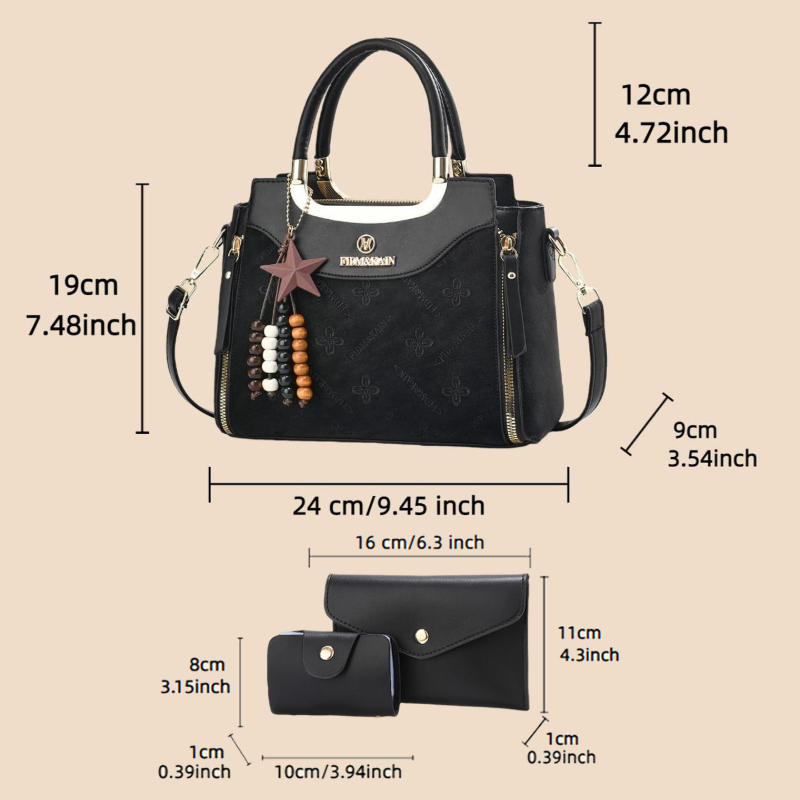 Şık kadın çantası, düz renk, l - Luxury Bags For You incelemesi ve fiyatı