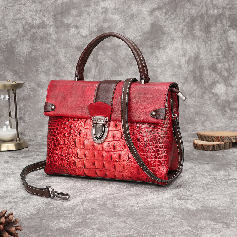 Johnature Retro Timsah Desen L - Luxury Bags Hand Painted incelemesi ve fiyatı