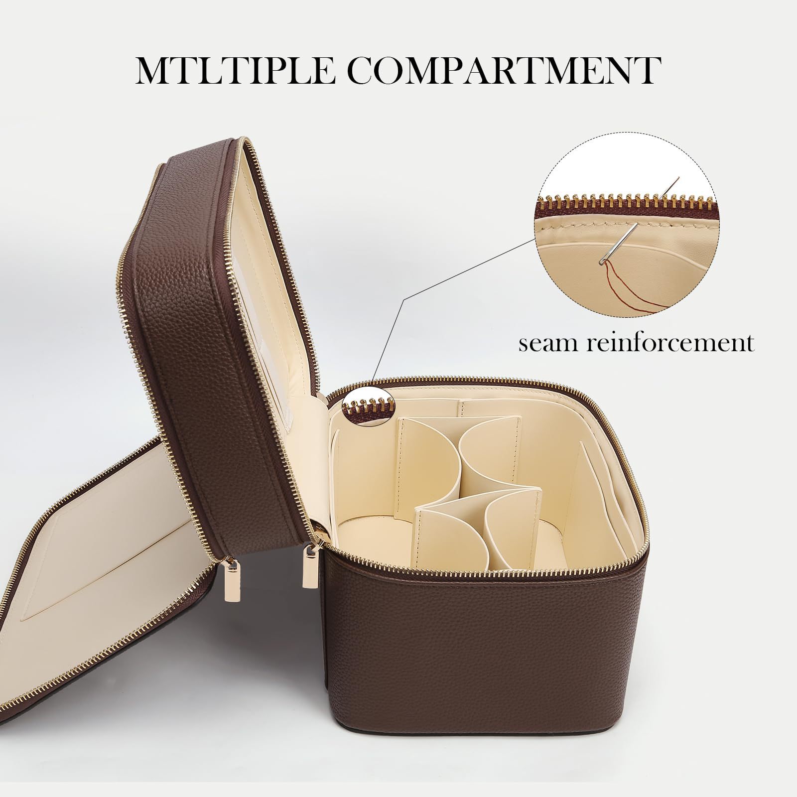 Büyük Kapasiteli Çift Katmanlı - Luxury Bags Leather incelemesi ve fiyatı