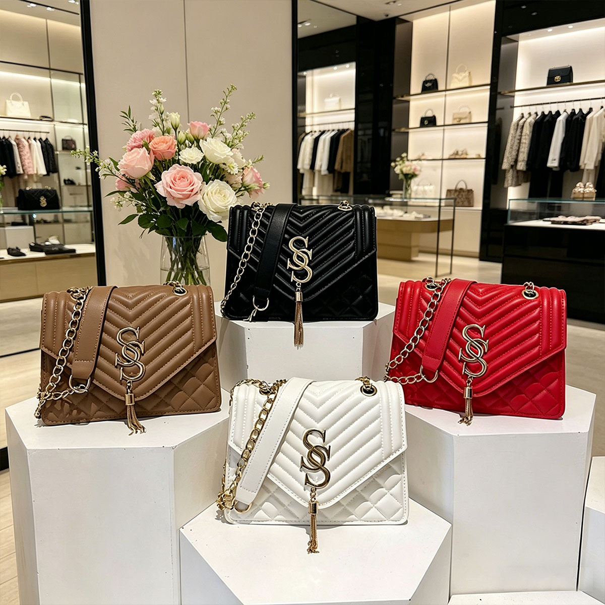 Hafif Lüks Zarif Argyle Kapito - Luxury Quilted Bags incelemesi ve fiyatı