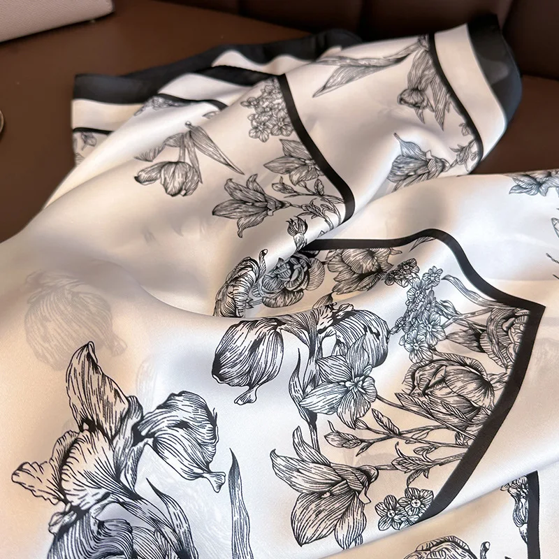 70*70cm lüks çiçek baskı ipek  - Discount Luxury Bags incelemesi ve fiyatı