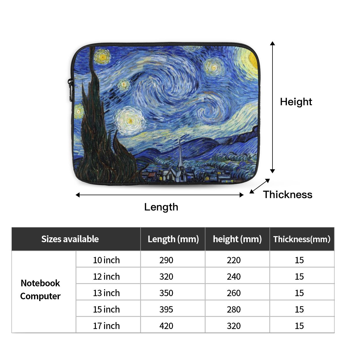 Van Gogh Dizüstü Laptop Çantas - Luxury Bags Laptop incelemesi ve fiyatı