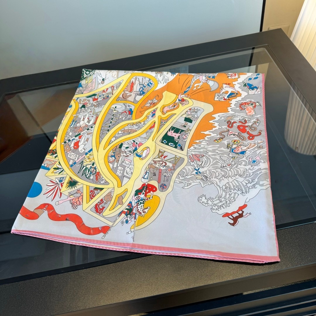 Lüks Baskılı Kare Eşarp Modaya - Luxury Bags Hand Painted incelemesi ve fiyatı
